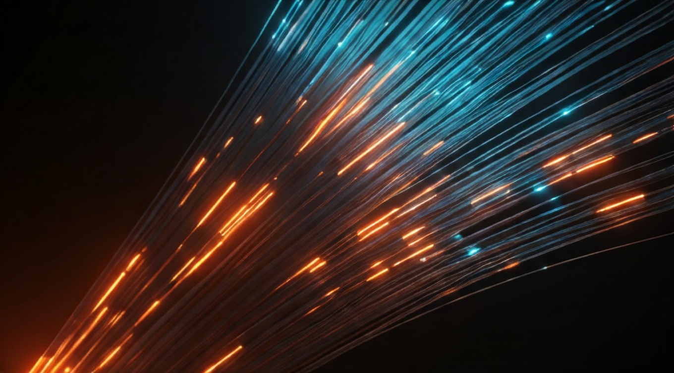 High-quality 3D abstract visualization of AI and neural networks